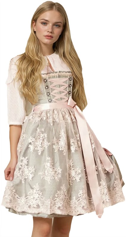 Dirndl Guilia Lichtgroen (60cm) (detail)