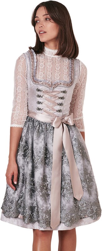 Dirndl Nessa Lichtgrijs (60cm) (2)