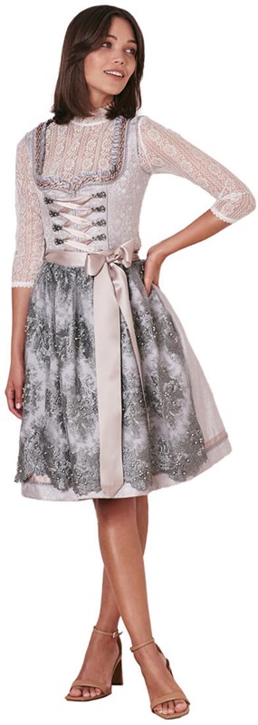 Dirndl Nessa Lichtgrijs (60cm) (4)