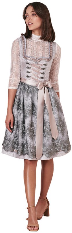 Dirndl Nessa Lichtgrijs (60cm) (5)