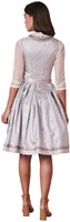 Dirndl Nessa Lichtgrijs (60cm) (achterkant)