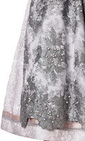Dirndl Nessa Lichtgrijs (60cm) (detail rok)