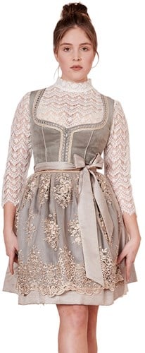 Luxe Dirndl Aurea Grijs (50cm) - 2dlg