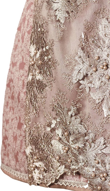 Dirndl Irmi Roze (50cm) (detail schort)