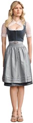 Aurela Dirndl Blauw Luxe (60cm) - 2dlg