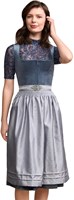 Dirndl Aurela Blauw Luxe (70cm) - 2dlg (1)