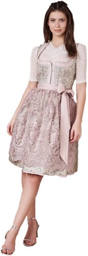 Roxana Dirndl Groen-Roze (60cm) - 2dlg.