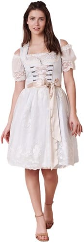 Elana Dirndl Licht Blauw (60cm) - 2dlg.
