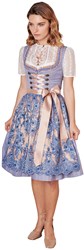 Tasha Dirndl Blauw (60cm) - 2dlg.
