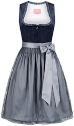 Luxe Dirndl Joelina Donkerblauw (60cm) - 2dlg