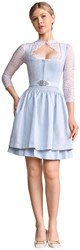 Luxe Dirndl Alisha Lichtblauw (50cm) - 2dlg