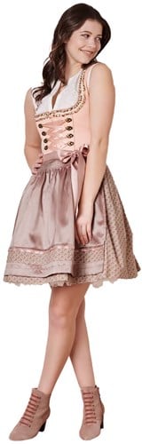Leonita Dirndl Roze (50cm) - 2dlg.