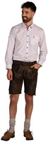Lederhose Geitenleer Tobias Donkerbruin met Riem (4)