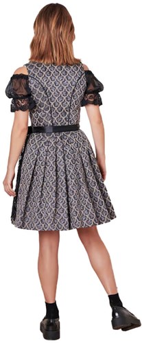 Dirndl Lonie Zwart (50cm) (achterkant)