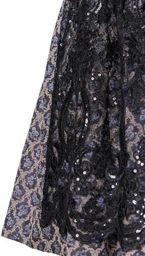 Dirndl Lonie Zwart (50cm) (detail rok)