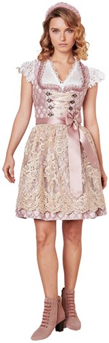 Odelia Dirndl Roze (50cm) - 2dlg.