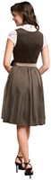 Dirndl Cari Donkergroen Luxe (60cm) - 2dlg (achterkant)