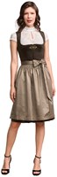 Cari Dirndl Donkerbruin Luxe (60cm) - 2dlg
