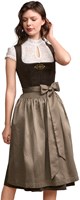 Dirndl Cari Donkergroen Luxe (70cm) - 2dlg (1)