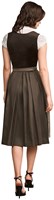 Dirndl Cari Donkergroen Luxe (70cm) - 2dlg (achterkant)