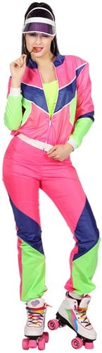 Dames Eighties Retro Trainingspak