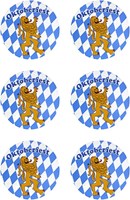 Oktoberfest Bierviltjes Magnetisch 6 stuks