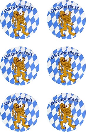 Oktoberfest Bierviltjes Magnetisch 6 stuks