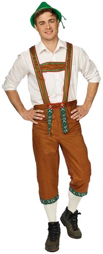 Bruine Tirolerbroek (Budget)