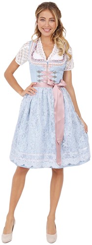 Romi Dirndl Licht Blauw (60cm) - 2dlg.