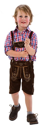 Rood/Wit/Blauw Trachtenhemd voor kinderen