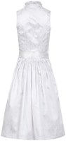 Dirndl Wally Zilver Luxe (65cm) (achterkant)