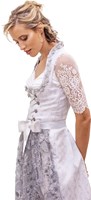 Dirndl Wally Zilver Luxe (65cm) (voorbeeld)