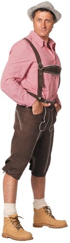 Tirolerhose Luxe Donkerbruin