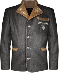Trachten Jas Luxe Tiroler (Wol-Geitenleer) 