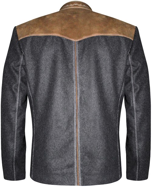 Trachten Jas Luxe Tiroler (Wol-Geitenleer) -2