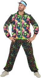 Heren Rockin the 80's Neon Trainingspak