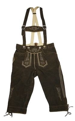 Voordeelset lange lederhose heren