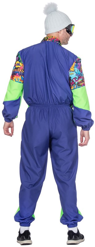Fout Skipak Eighties Print voor Heren (achterkant)