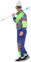 Fout Skipak Eighties Print voor Heren (zijkant)