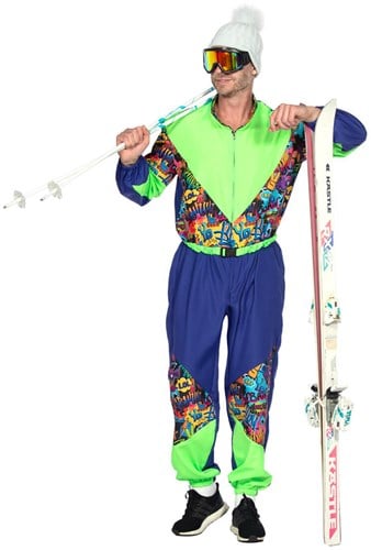 Fout Eighties Print Skipak voor Heren
