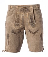 Grijze Vintage Lederhose