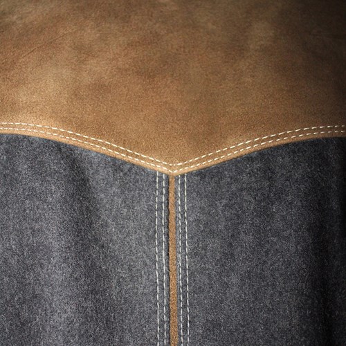 Tiroler Trachten Jas Luxe (Wol-Geitenleer) (detail 2)