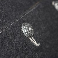 Tiroler Trachten Jas Luxe (Wol-Geitenleer) (detail 4)