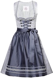 Viviane Zilver-Grijs Dirndl Luxe (50cm)
