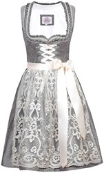 Sarina Bruin-Beige Dirndl Luxe (58cm)