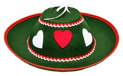 Groene Tiroler Hoed voor dames