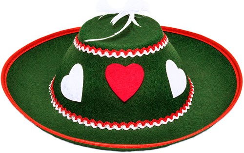 Groene Tiroler Hoed voor dames