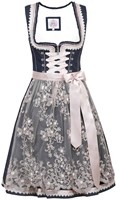 Ulrica Dirndl Blauw Luxe (50cm)