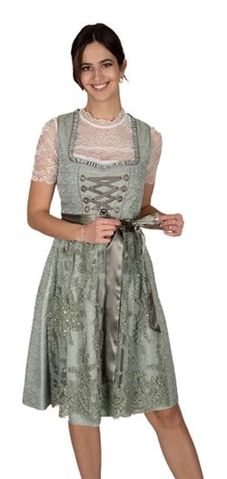 Luxe Dirndl Loreen Groen (60cm)
