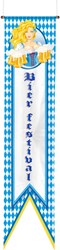 Banner Oktoberfest Bierpullen (180x40cm)